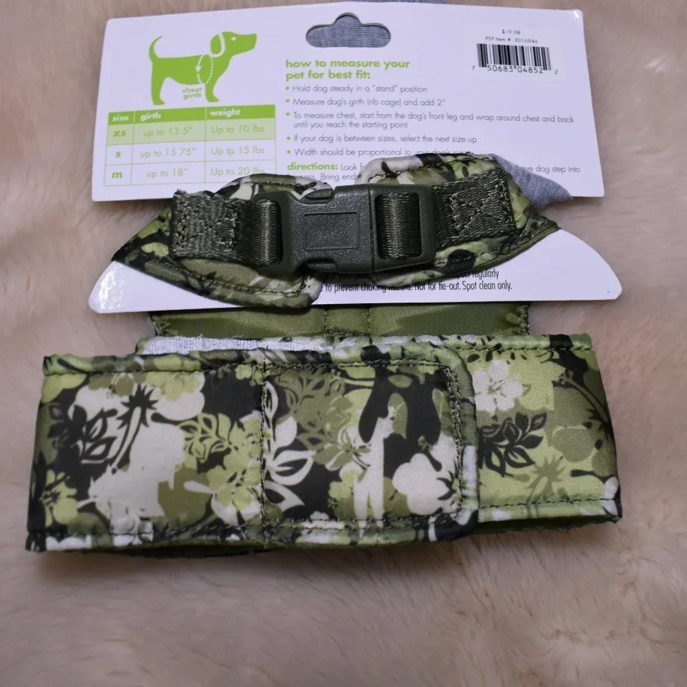 Dog Harness Jacket Extra Small Camo Floral